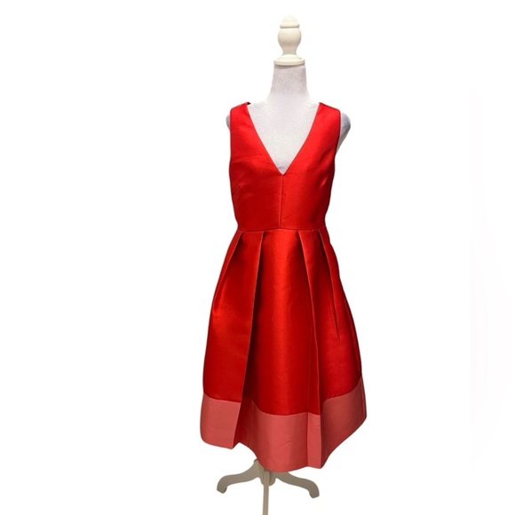 Maeve Dresses & Skirts - Maeve by Anthropologie Red Asymmetrical High-Low A-Line Dress. Anthropologie Sz8